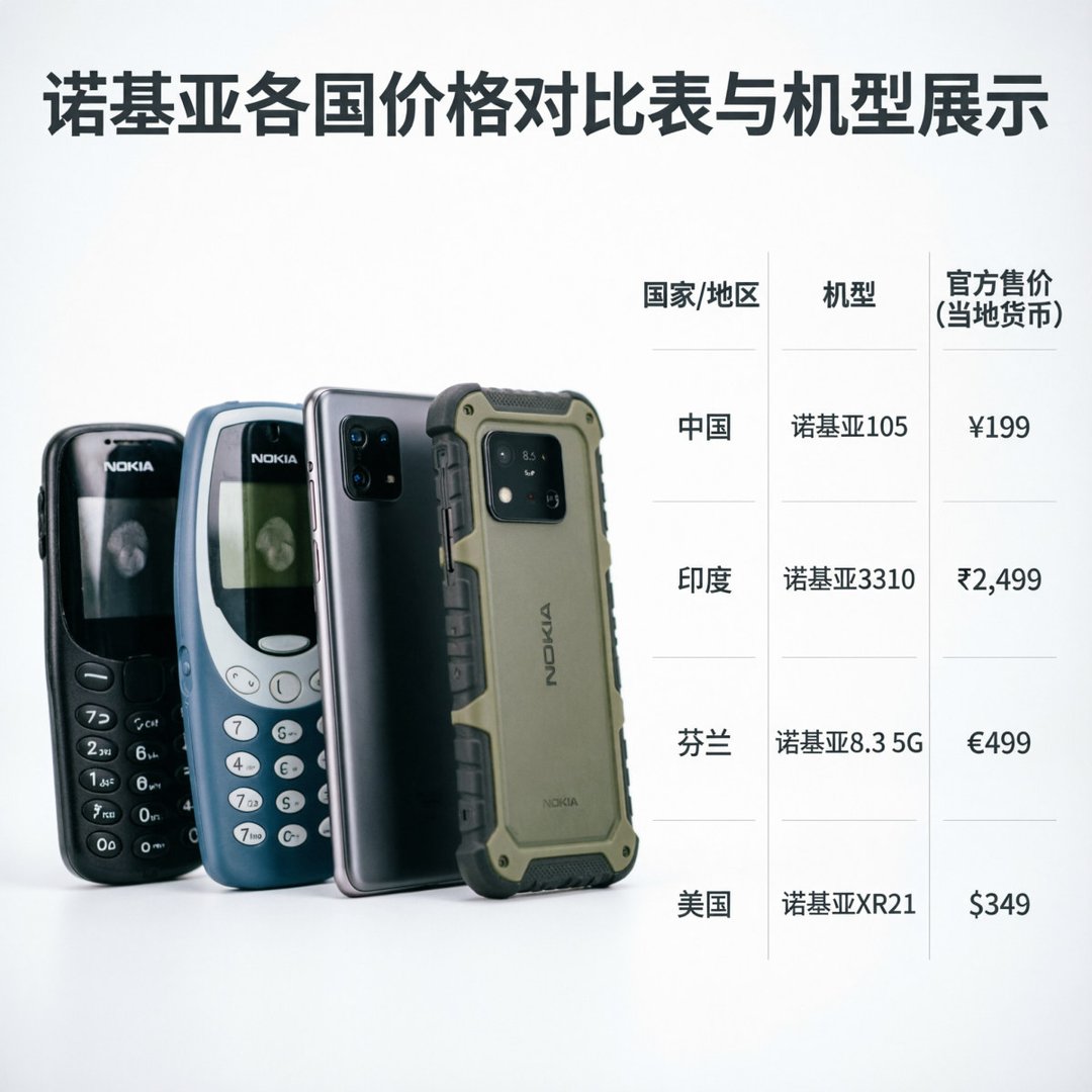 诺基亚各国价格