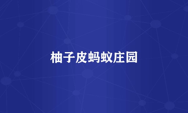柚子皮蚂蚁庄园