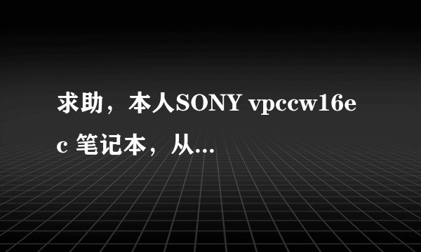 求助,本人SONY vpccw16ec 笔记本,从装了WIN7 32位系统,现在FN快捷键失灵不能用了,驱动在哪里能找到?
