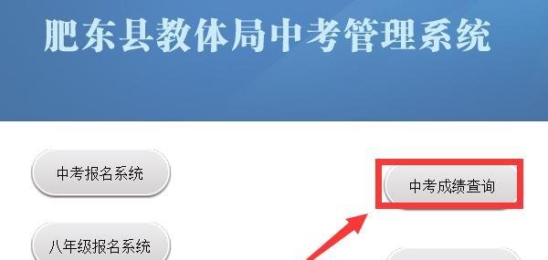 肥东中考分数怎么查询