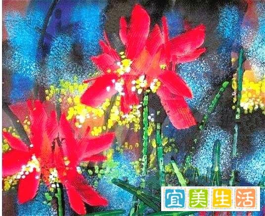 黄永玉坐拥万荷塘，画荷多绚烂，却败给无半亩荷田美女，画尽情爱