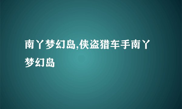 南丫梦幻岛,侠盗猎车手南丫梦幻岛