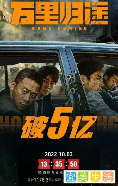 《万里归途》票房逆跌：领跑国庆档，助力王俊凯主演票房破25亿