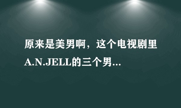 原来是美男啊，这个电视剧里A.N.JELL的三个男主角的资料