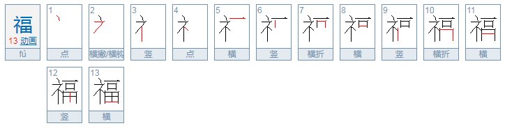 “福”有多少种篆体写法?