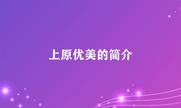 上原优美的简介