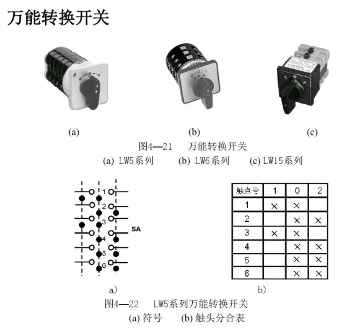 lw26一20转换开关接线单相异步电动机怎样接