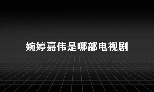 婉婷嘉伟是哪部电视剧