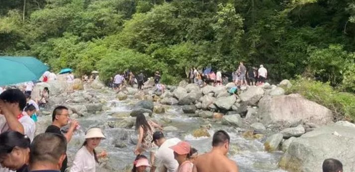 游客河道里打麻将,官方:已劝撤!游客们为何会这么做?