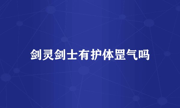 剑灵剑士有护体罡气吗