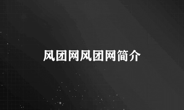 风团网风团网简介