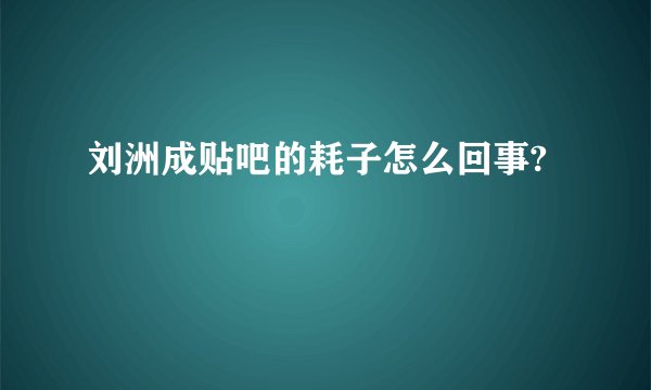 刘洲成贴吧的耗子怎么回事?