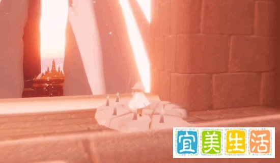 光遇霞光城拱门冥想位置