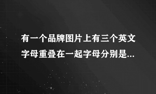 有一个品牌图片上有三个英文字母重叠在一起字母分别是YSL请问有谁知道啊？有这几个字让你选择：