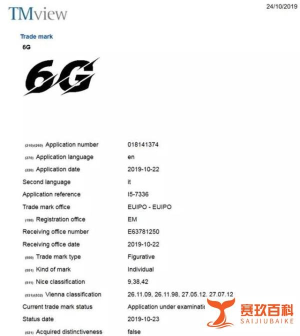 vivo注册6G徽标,6G网速超5G100倍,任正非:10年后的事情