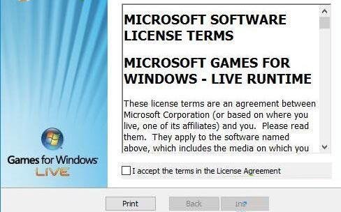 处理win10 game for windows live不兼容的方案