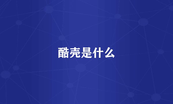 酷壳是什么