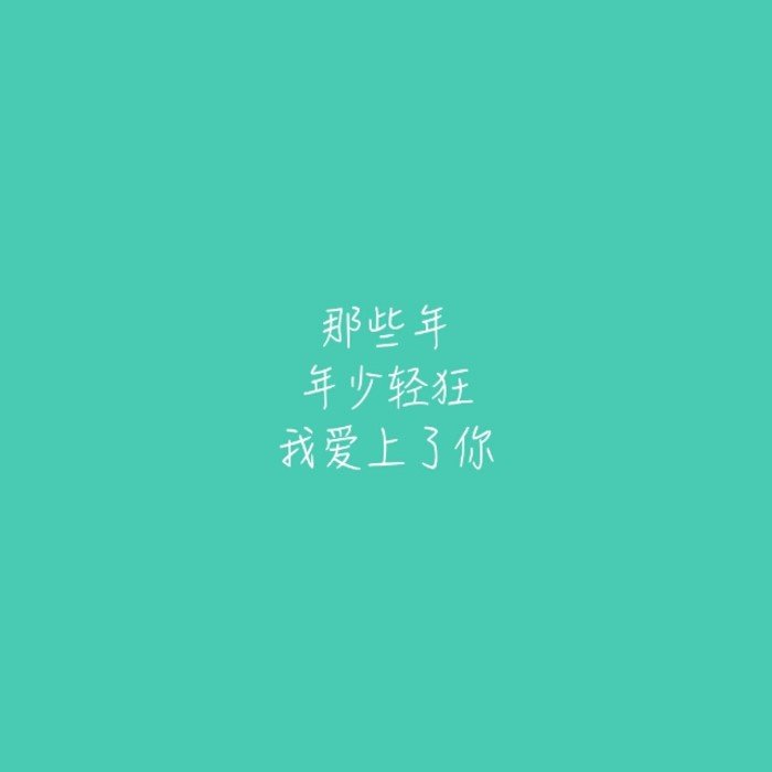 你的年少我轻狂的介绍